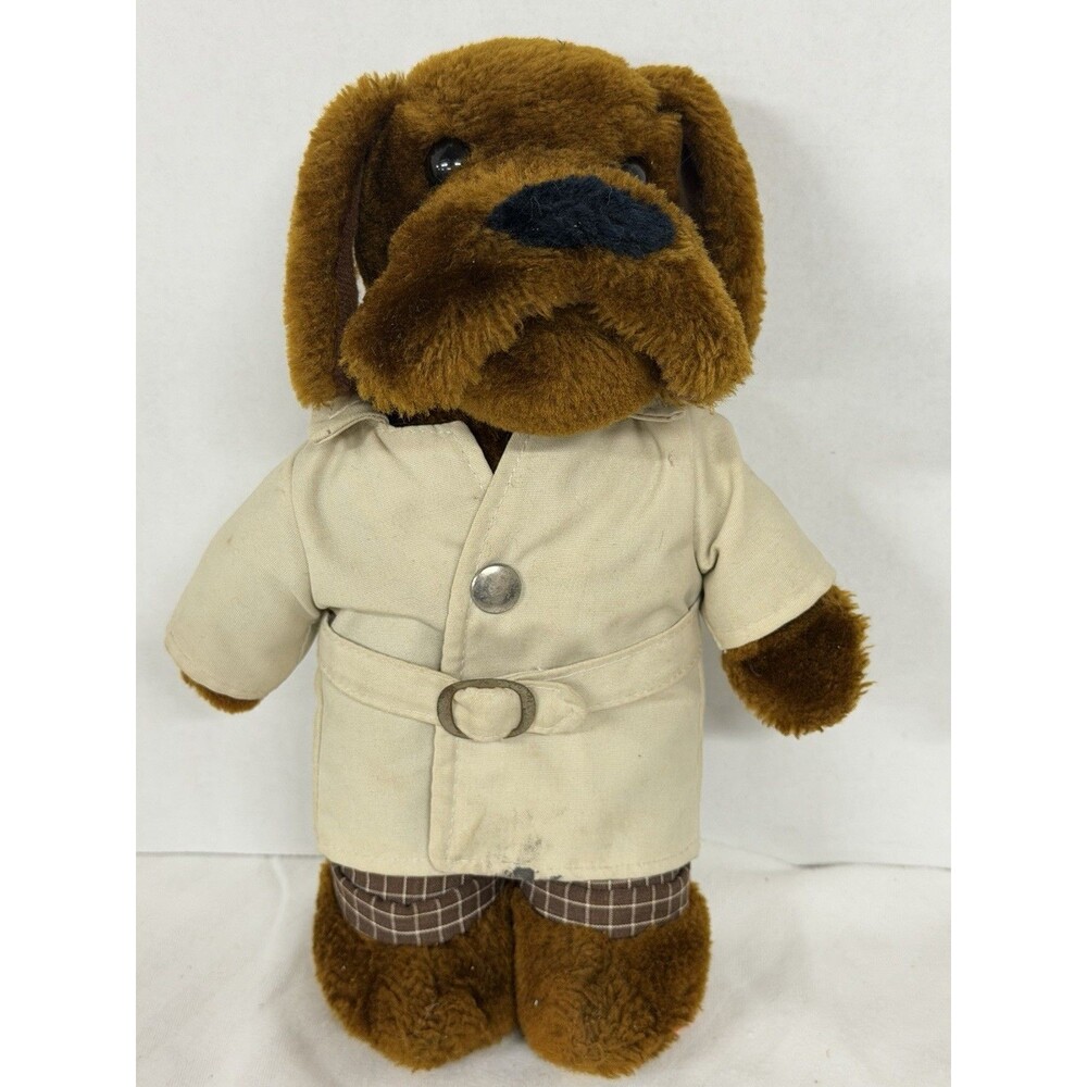Vintage McGruff The Crime Detective Police Dog Plush 10" Toy 1981 Dakin & Co.